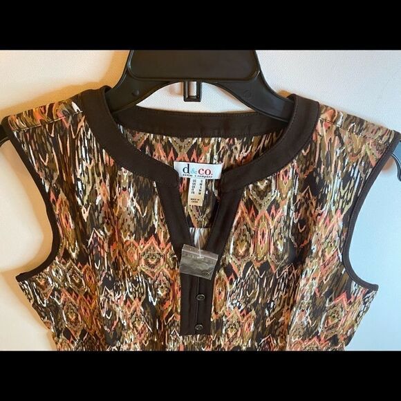 🥀Denim & Co , Perfect Jersey Sleeveless top S - Picture 6 of 8